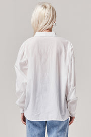 Button Up White Blouse | OROSHE