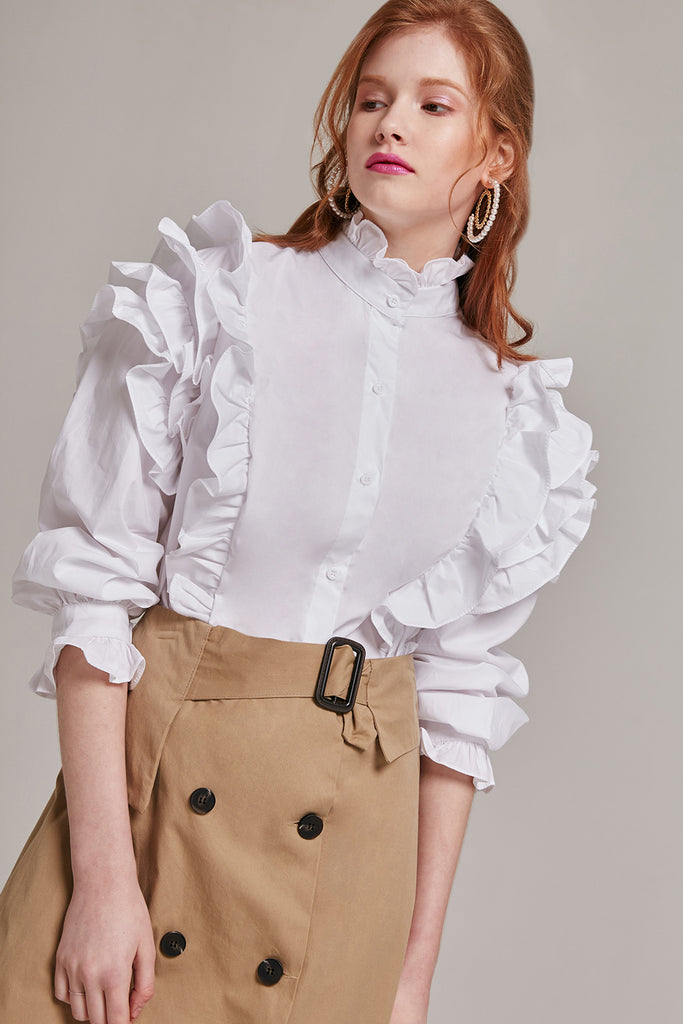 Stunning Ruffle Blouses Are The Talk Of The Town & Here's Why!