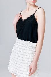 Liza Lace Overlay Camisole | OROSHE